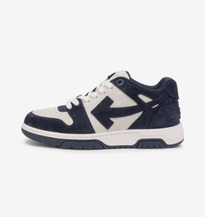 Out Of Office Ooo Sneakers Suede Navy Blue White