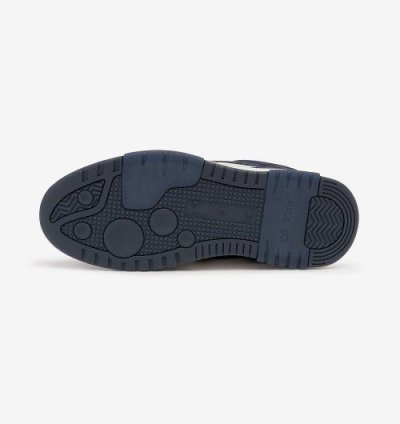 Out Of Office Ooo Sneakers Suede Navy Blue White