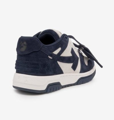 Out Of Office Ooo Sneakers Suede Navy Blue White