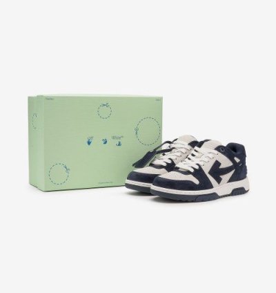 Out Of Office Ooo Sneakers Suede Navy Blue White