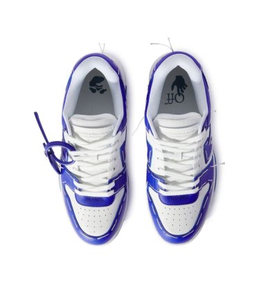 Out Of Office Sneakers Leather Sartorial Stitching In Blue