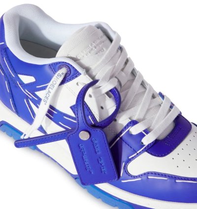 Out Of Office Sneakers Leather Sartorial Stitching In Blue