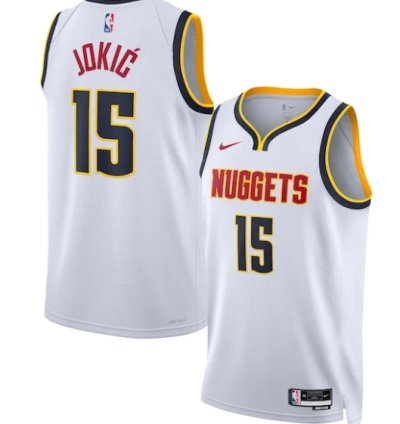 Nikola Jokic Denver Nuggets Nike Unisex Swingman Jersey - Association Edition - White