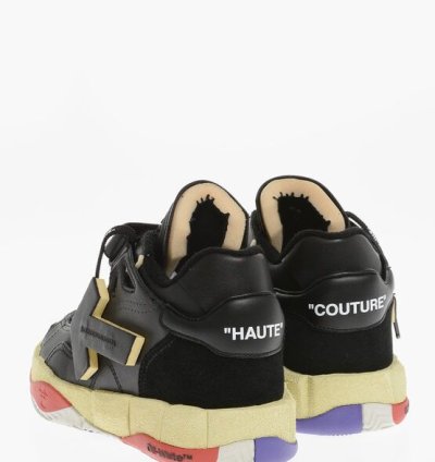 Panelled Puzzle Couture Low-top Sneakers