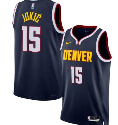 Nikola Jokic Denver Nuggets Nike Unisex Swingman Jersey - Association Edition - Navy