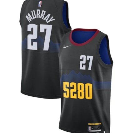 Jamal Murray Denver Nuggets Nike Unisex 202324 Swingman Jersey - Black - City Edition