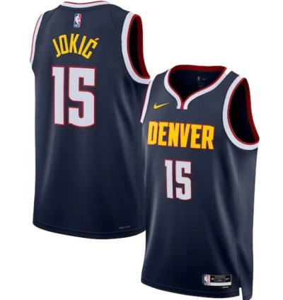 Nikola Jokic Denver Nuggets Nike Unisex Swingman Jersey - Icon Edition - Navy