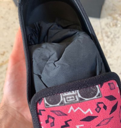 Radio Print Slip On Venice Trainer In Pink