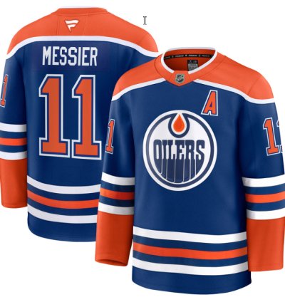 Mens Mark Messier Jersey 11 Edmonton Oilers 2025 Premium Home All Stitched