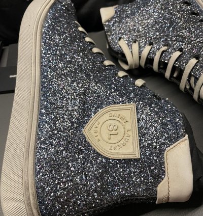 Rare Brand New Runway Bedford Glitter Sparkling Sneakers