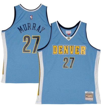 Jamal Murray Denver Nuggets 201617 Throwback Swingman Jersey - Powder Blue