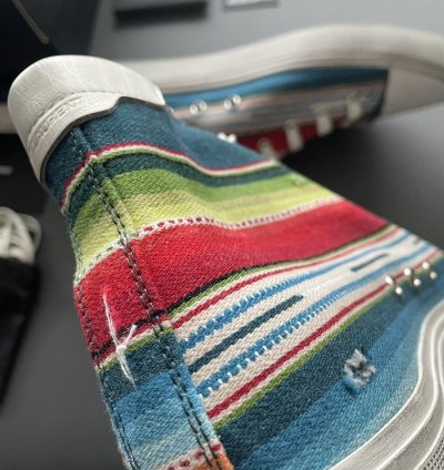 Rare Runway Brand New Moon Plus Distressed Ripped Sneaker
