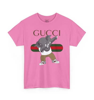Gucci Elephant Pink T-shirt - Size Usa
