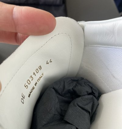 Rare Super Runway Brand New Star Sl06 Leather Sneakers