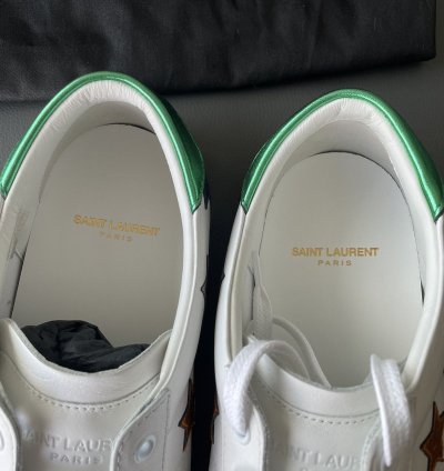 Rare Super Runway Brand New Star Sl06 Leather Sneakers