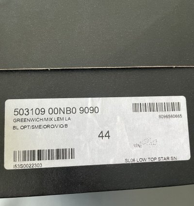 Rare Super Runway Brand New Star Sl06 Leather Sneakers