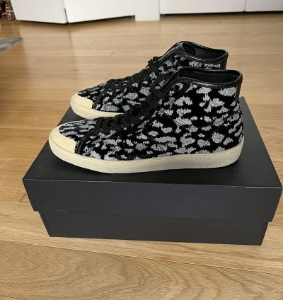 Rare Surf Sound Cat Glitter Velvet Hi Top Hedi 870