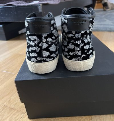 Rare Surf Sound Cat Glitter Velvet Hi Top Hedi 870