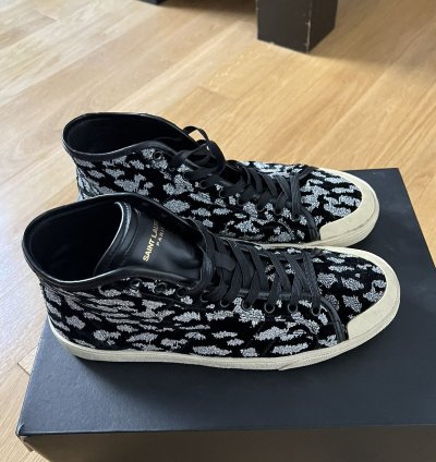 Rare Surf Sound Cat Glitter Velvet Hi Top Hedi 870