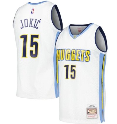 Nikola Jokic Denver Nuggets 201617 Throwback Swingman Jersey - White