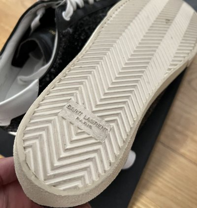 Rare Surf Sound Sequins Leather Low Saint Laurent Hedi