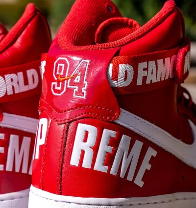 Supreme World Famous Air Force 1 High Red