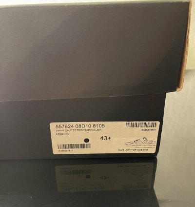 Saint Laurent - Sl24 Silver Worn-look Sneakers