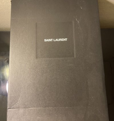 Saint Laurent - Sl24 Silver Worn-look Sneakers