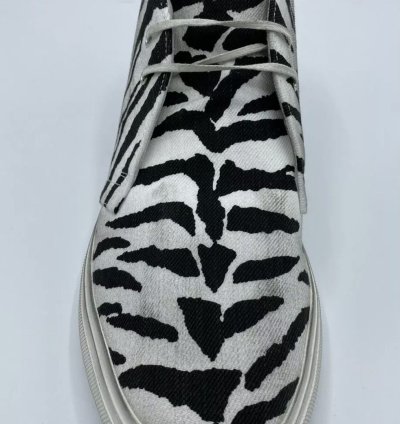 Saint Laurent Ace High Tops With Zebra Print Size 43 Nib
