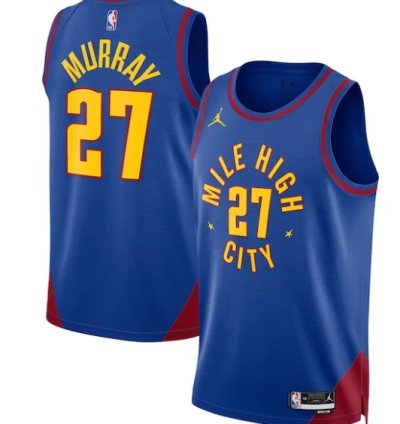 Jamal Murray Denver Nuggets Jordan Brand Unisex Swingman Jersey - Statement Edition - Blue