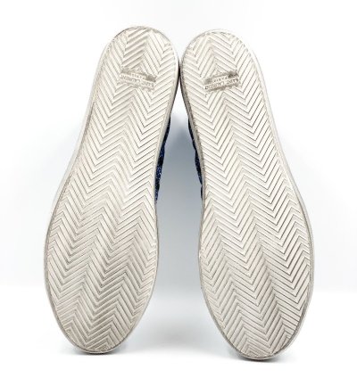 Saint Laurent Bedford Blue Glitter Sneaker