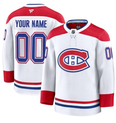 Custom Montreal Canadiens Jersey Name Number Timeless Premium Stitched 2025 Away