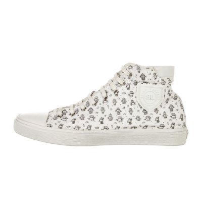 Saint Laurent Bedford Hi Tops With Robots Size 43 5