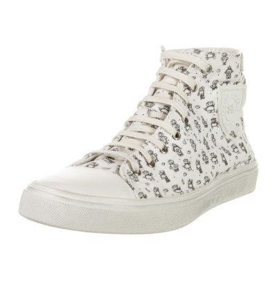 Saint Laurent Bedford Hi Tops With Robots Size 43 5