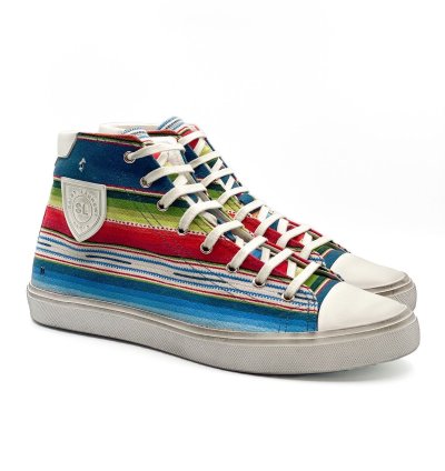 Saint Laurent Bedford Mexican Jacquard Sneaker