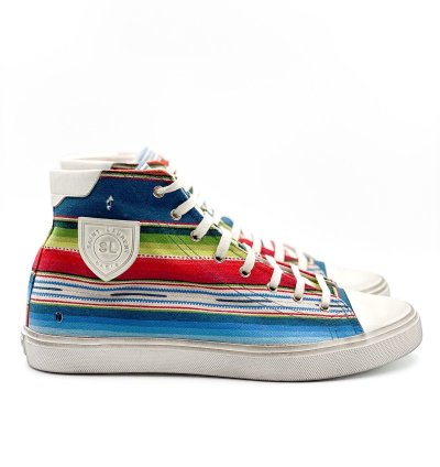 Saint Laurent Bedford Mexican Jacquard Sneaker