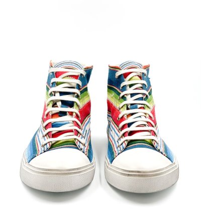 Saint Laurent Bedford Mexican Jacquard Sneaker