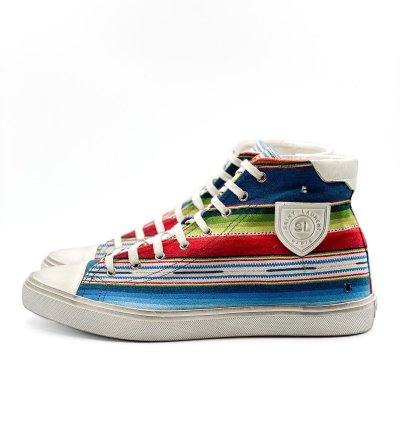 Saint Laurent Bedford Mexican Jacquard Sneaker