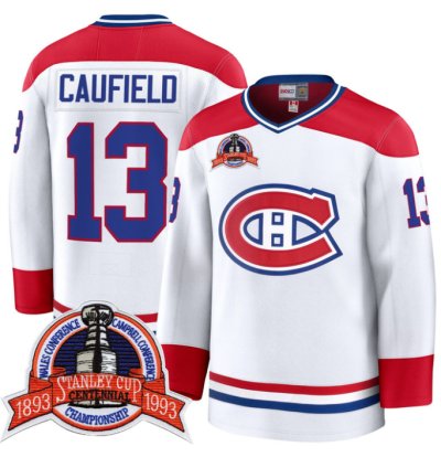 Cole Caufield Jersey 13 Montreal Canadiens Timeless Premium Stitched 1993 Final