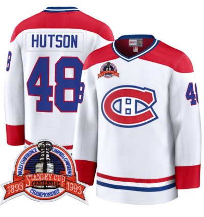 Lane Hutson Jersey 48 Montreal Canadiens Timeless Premium Stitched 1993 Final