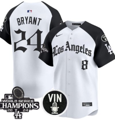 Kobe Bryant Jersey 24 Dodgers 2025 La Gothic Style Vapor Premier Limited Stitched Alternate