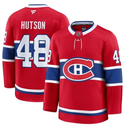 Lane Hutson Jersey 48 Montreal Canadiens Timeless Premium Stitched 2025 Home