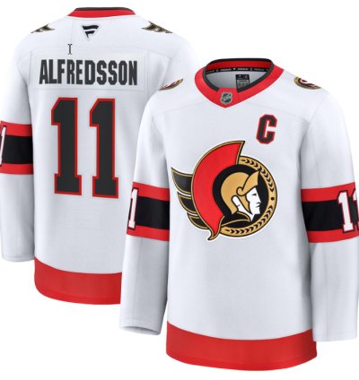 Mens Daniel Alfredsson Jersey 11 Ottawa Senators 2025 Premium Away Stitched