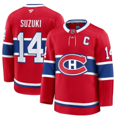 Nick Suzuki Jersey 14 Montreal Canadiens Timeless Premium Stitched 2025 Home