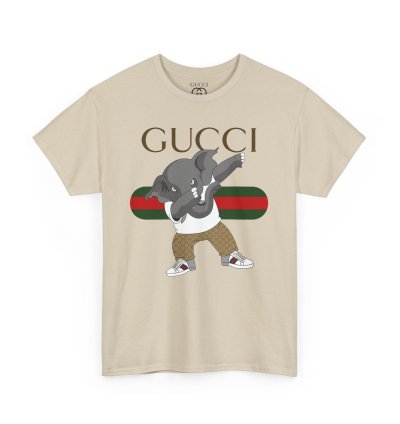 Gucci Elephant Sand T-shirt - Size Usa