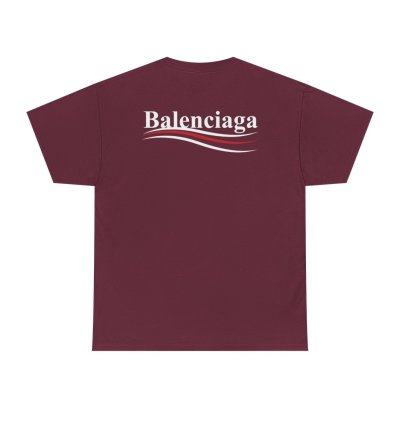 Balenciaga Election Campaign Shirt Maroon Made In Usa S To 5xl