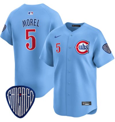 Christopher Morel Jersey 5 Chicago Cubs Blue Alternate Vapor Premier Limited Stitched Blue