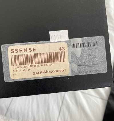 Saint Laurent Black Red Sl 10 Court Hi