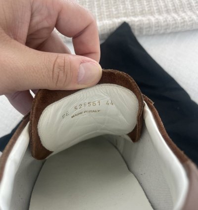 Saint Laurent Brown Suede Sneaker