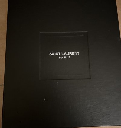 Saint Laurent Calfskin Mens Court Classic High Top Sneakers